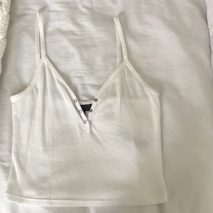 White Topshop crop